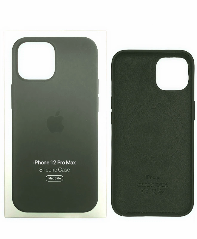 Чохол Apple Silicone Case with MagSafe (Cyprus Green) для iPhone 12 Pro Max