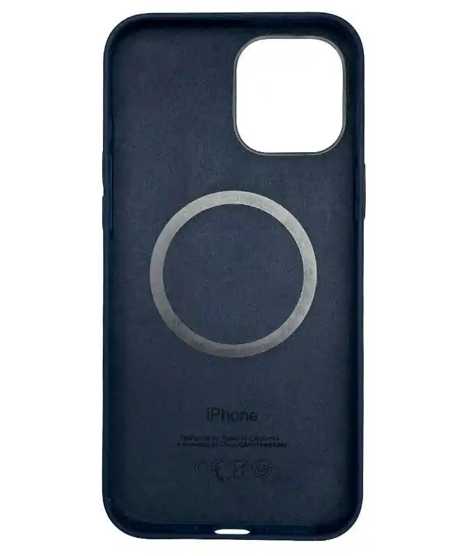 Чохол Apple Silicone Case with MagSafe (Deep Navy) для iPhone 12 Pro Max на iCoola.ua