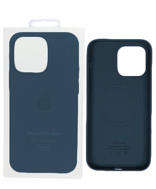 Чохол Apple Silicone Case with MagSafe (Abyss Blue) для iPhone 13 Pro Max