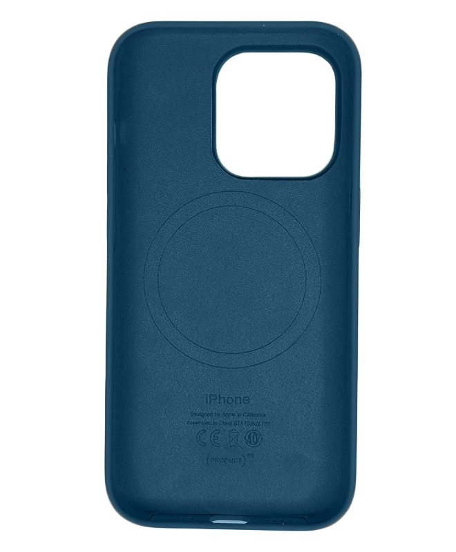 Чохол Apple Silicone Case with MagSafe (Blue Jay) для iPhone 13 Pro