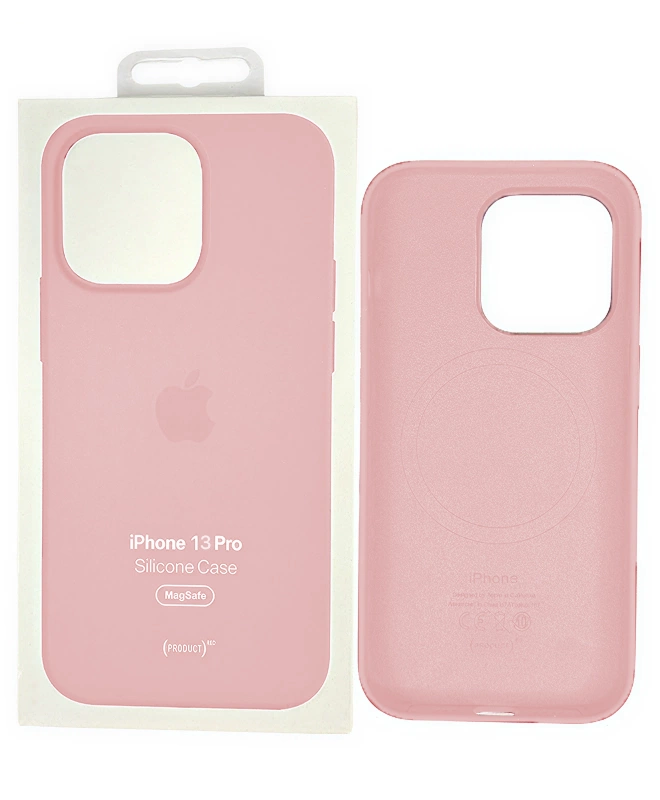 Чохол Apple Silicone Case with MagSafe (Chalk Pink) для iPhone 13 Pro