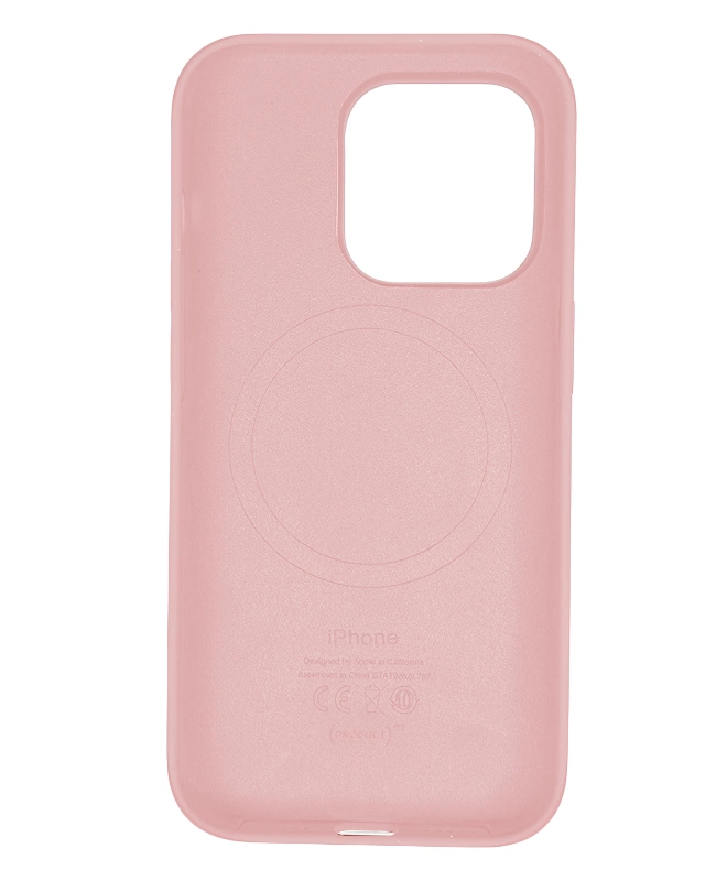 Чохол Apple Silicone Case with MagSafe (Chalk Pink) для iPhone 13 Pro