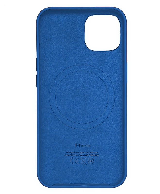 Чехол Apple Silicone Case с MagSafe (Blue) для iPhone 13
