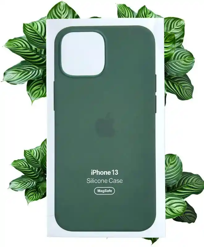 Чохол Apple Silicone Case with MagSafe (Eucalyptus) для iPhone 13 на iCoola.ua