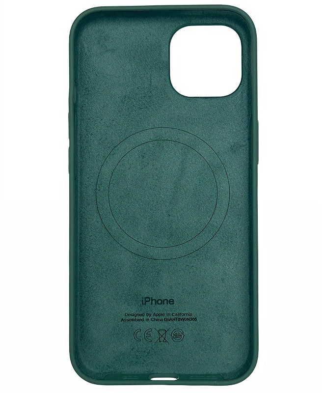 Чехол Apple Silicone Case with MagSafe (Eucalyptus) для iPhone 13