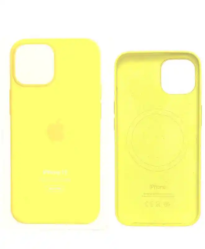 Чехол Apple Silicone Case with MagSafe (Lemon Zest) для iPhone 13 на iCoola.ua