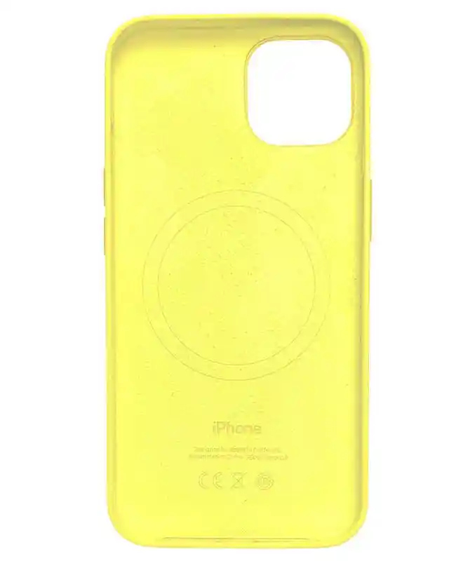 Чехол Apple Silicone Case with MagSafe (Lemon Zest) для iPhone 13 на iCoola.ua