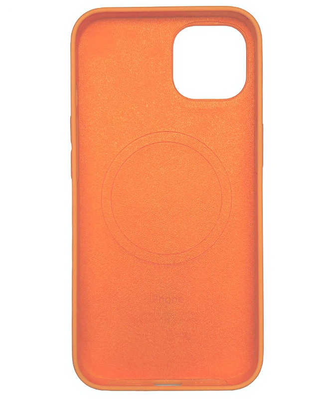 Чехол Apple Silicone Case with MagSafe (Marigold) для iPhone 13