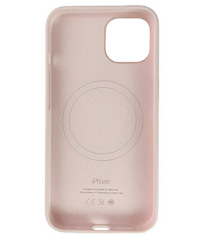 Чохол Apple Silicone Case with MagSafe (Chalk Pink) для iPhone 14 Plus