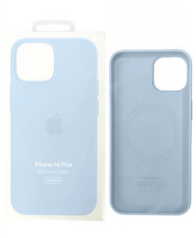 Чохол Apple Silicone Case with MagSafe (Sky) для iPhone 14 Plus