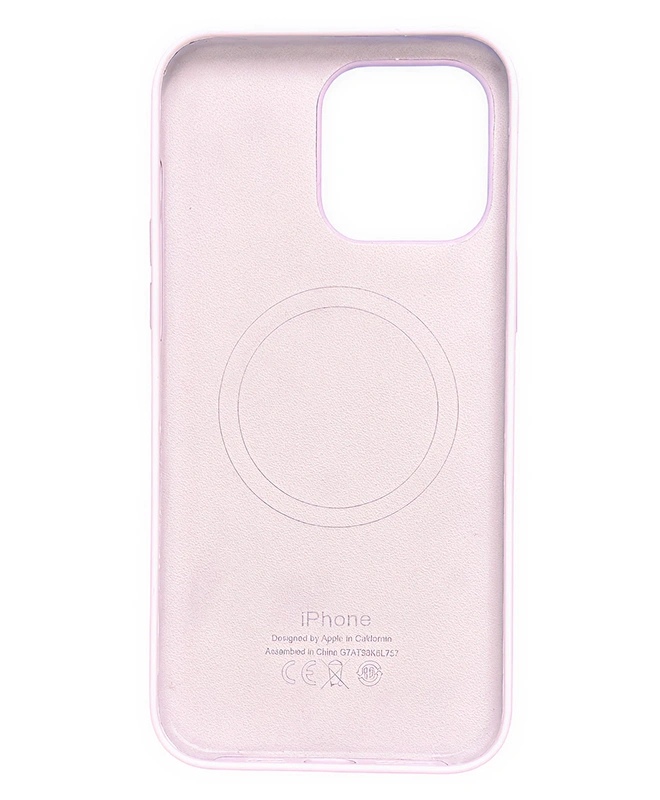 Чохол Apple Silicone Case with MagSafe (Chalk Pink) для iPhone 14 Pro Max