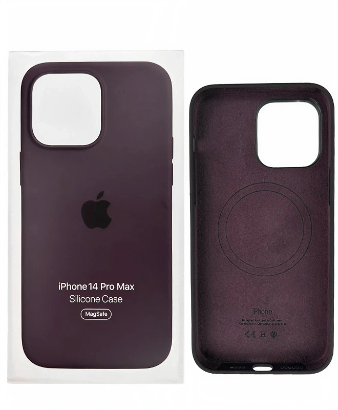 Чохол Apple Silicone Case with MagSafe (Elderberry) для iPhone 14 Pro Max