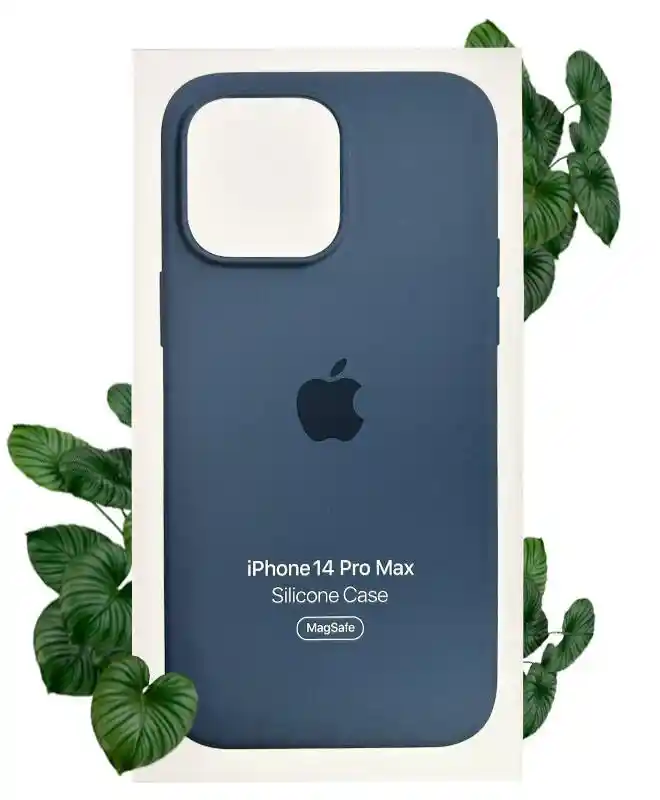 Чохол Apple Silicone Case with MagSafe (Storm Blue) для iPhone 14 Pro Max на iCoola.ua