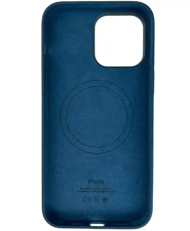 Чохол Apple Silicone Case with MagSafe (Storm Blue) для iPhone 14 Pro Max на iCoola.ua