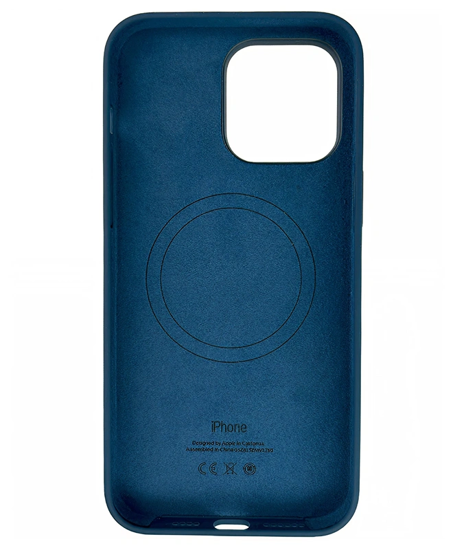 Чохол Apple Silicone Case with MagSafe (Storm Blue) для iPhone 14 Pro Max