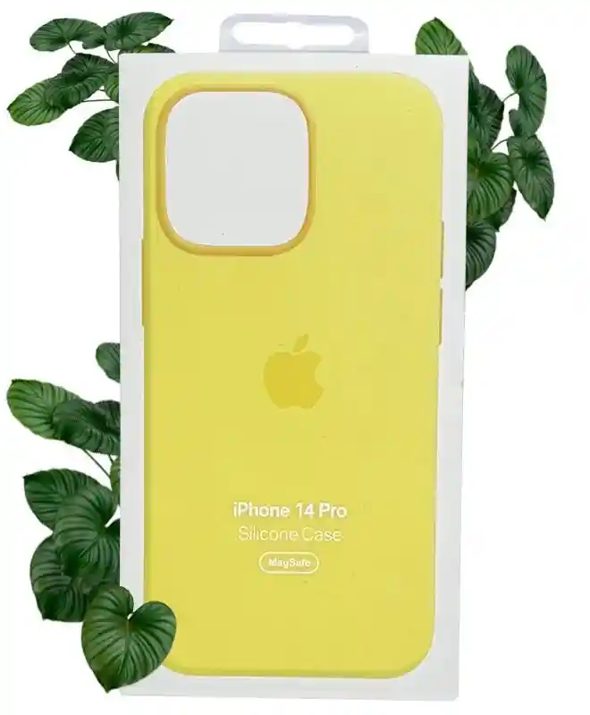 

Чохол Apple Silicone Case with MagSafe (Canary Yellow) для iPhone 14 Pro