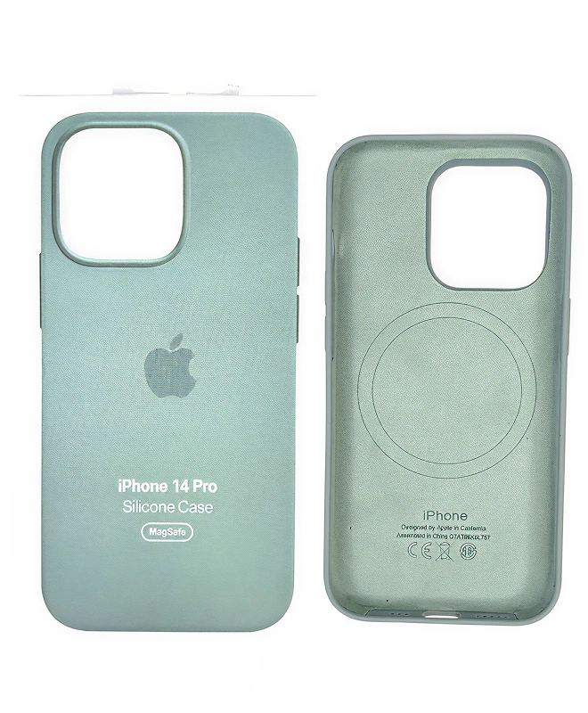 Чохол Apple Silicone Case with MagSafe (Succulent) для iPhone 14 Pro