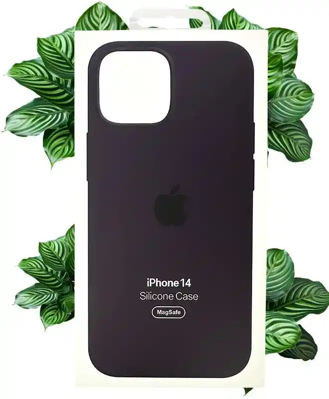 Чохол Apple Silicone Case with MagSafe (Elderberry) для iPhone 14