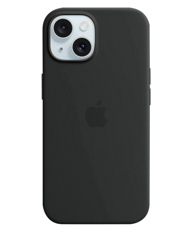Чохол Apple Silicone Case with MagSafe (Black) для iPhone 15 Plus