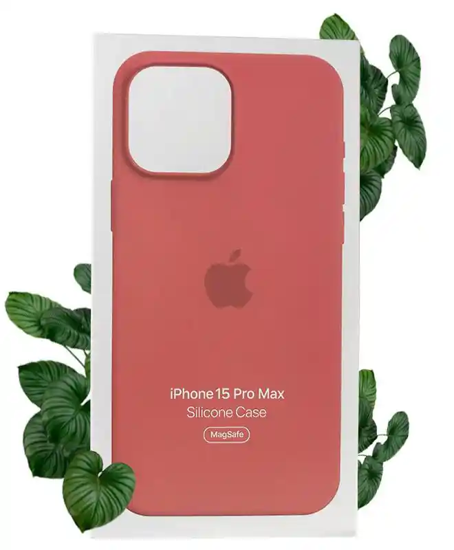 Чехол Apple Silicone Case с MagSafe (Guava) для iPhone 15 Pro Max на iCoola.ua