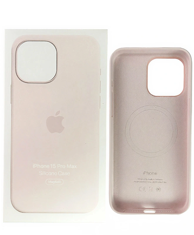 Чехол Apple Silicone Case с MagSafe (Light Pink) для iPhone 15 Pro Max