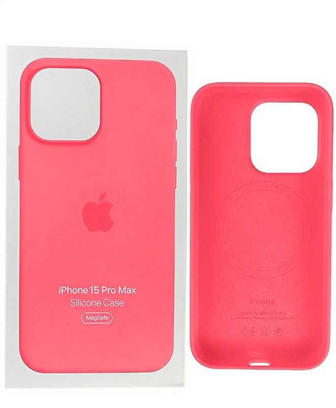 Чехол Apple Silicone Case с MagSafe (Pink) для iPhone 15 Pro Max