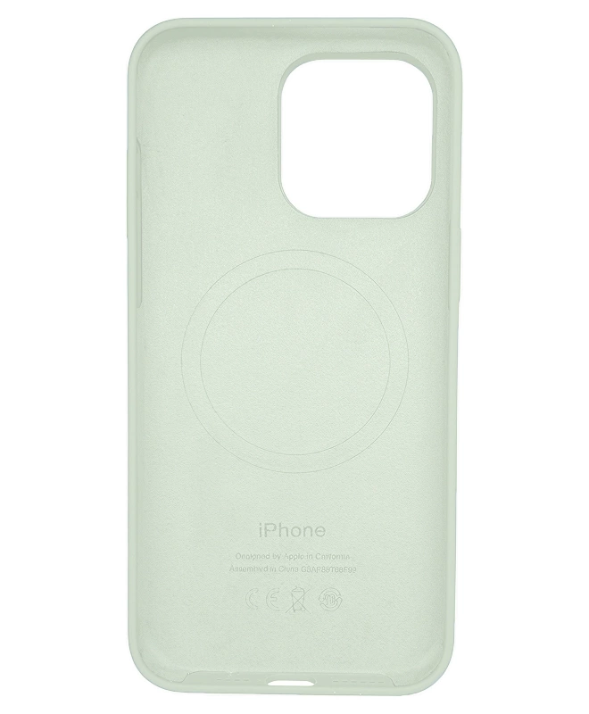 Чехол Apple Silicone Case с MagSafe (Soft Mint) для iPhone 15 Pro Max