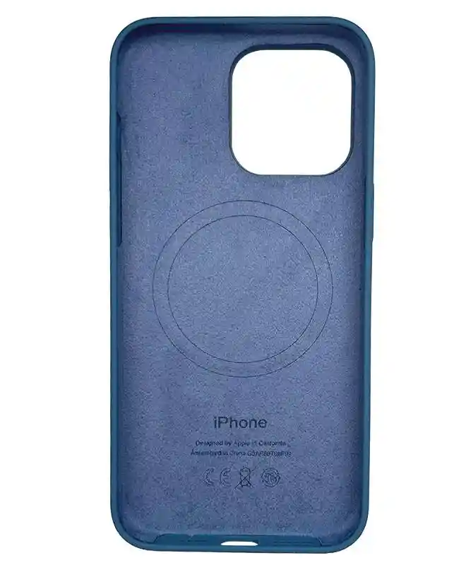 Чохол Apple Silicone Case with MagSafe (Winter Blue) для iPhone 15 Pro Max на iCoola.ua