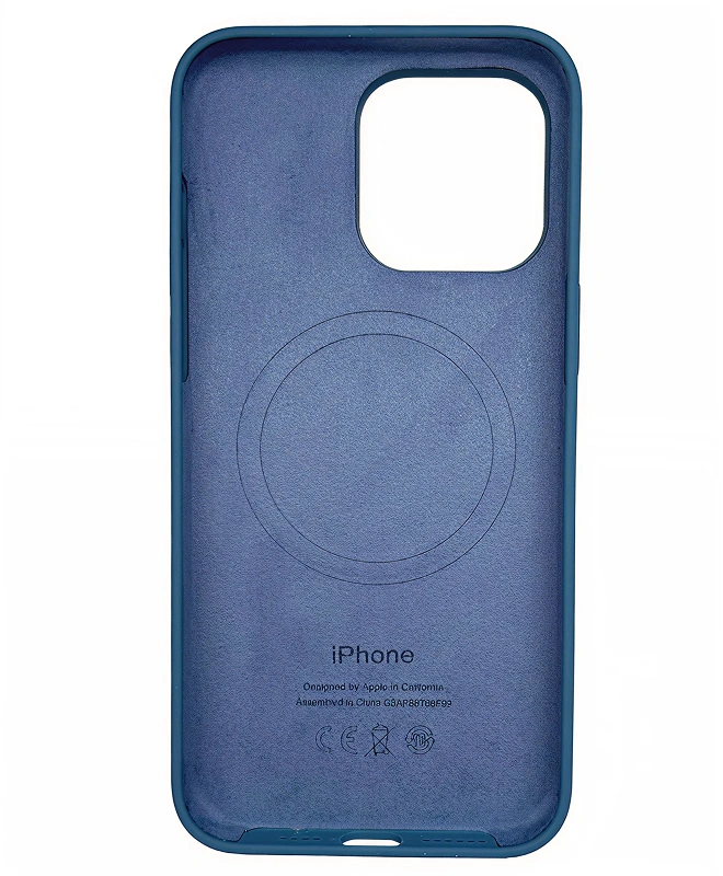 Чехол Apple Silicone Case с MagSafe (Winter Blue) для iPhone 15 Pro Max