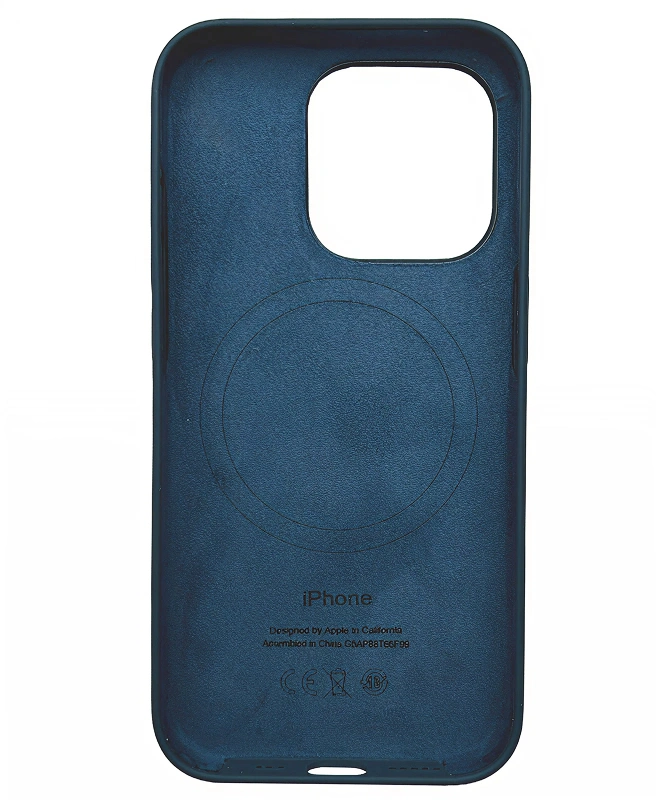 Чохол Apple Silicone Case with MagSafe (Storm Blue) для iPhone 15 Pro