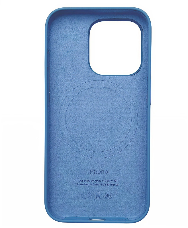 Чохол Apple Silicone Case with MagSafe (Winter Blue) для iPhone 15 Pro