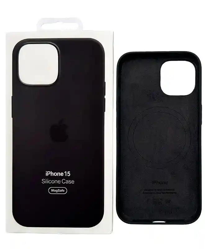 Чохол Apple Silicone Case with MagSafe (Black) для iPhone 15 на iCoola.ua