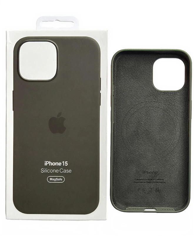 Чохол Apple Silicone Case with MagSafe (Clay) для iPhone 15