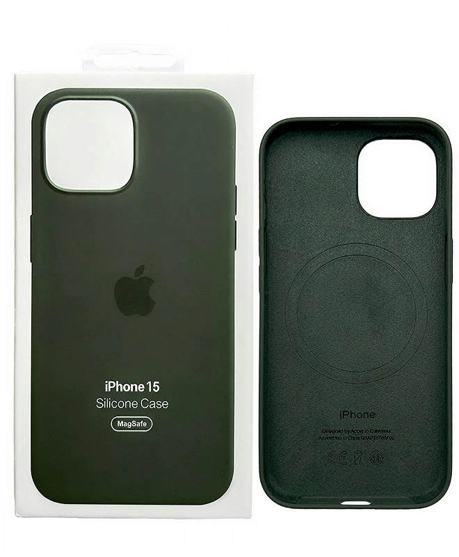 Чохол Apple Silicone Case with MagSafe (Cypress) для iPhone 15