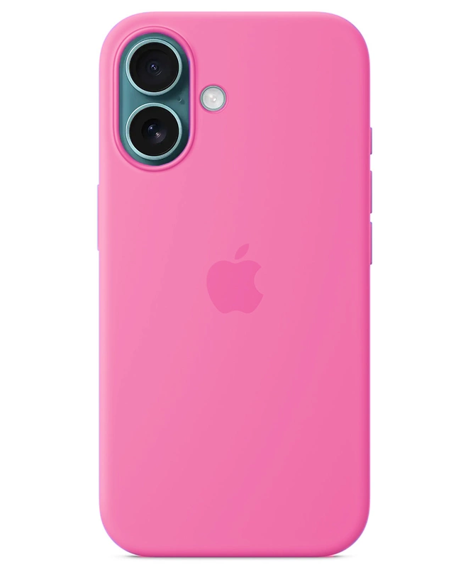 Чохол Apple Silicone Case with MagSafe (Peony) для iPhone 16 Plus