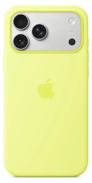 Чохол Apple Silicone Case with MagSafe (Neon Yellow) для iPhone 17 Pro Max