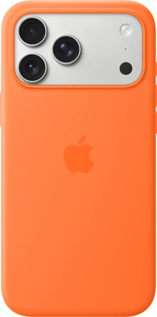 Чохол Apple Silicone Case with MagSafe (Orange) для iPhone 17 Pro Max