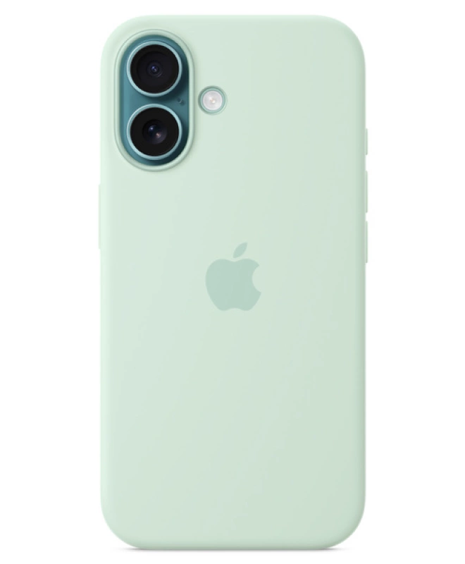 Чохол Apple Silicone Case with MagSafe (Aquamarine) для iPhone 17