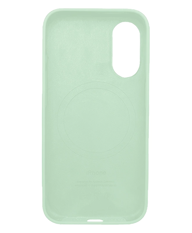 Чохол Apple Silicone Case with MagSafe (Aquamarine) для iPhone 17
