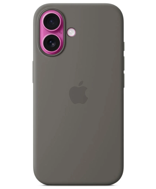 Чохол Apple Silicone Case with MagSafe (Stone Gray) для iPhone 17