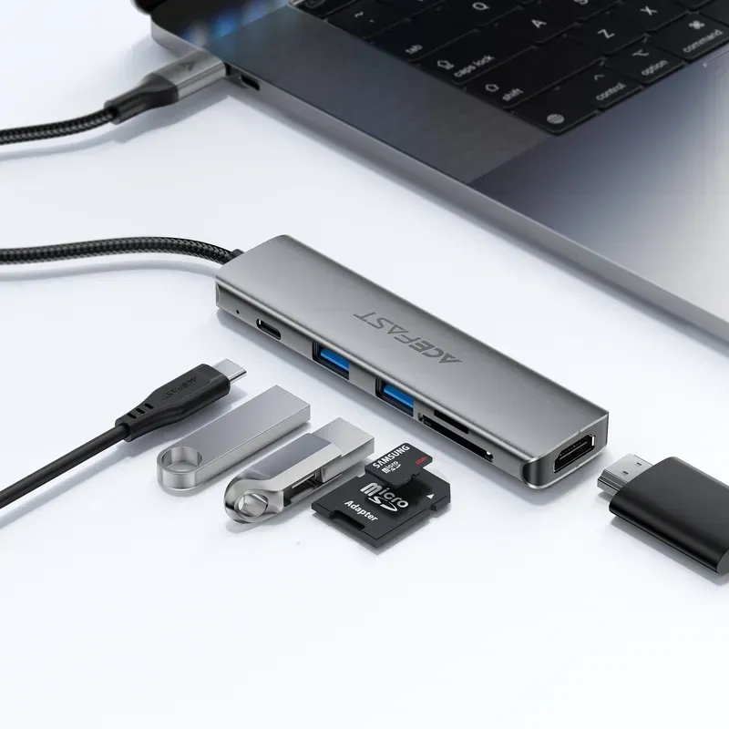 Перехідник ACEFAST ACELINK PRO 6-in-1 USB-C Hub (J18)
