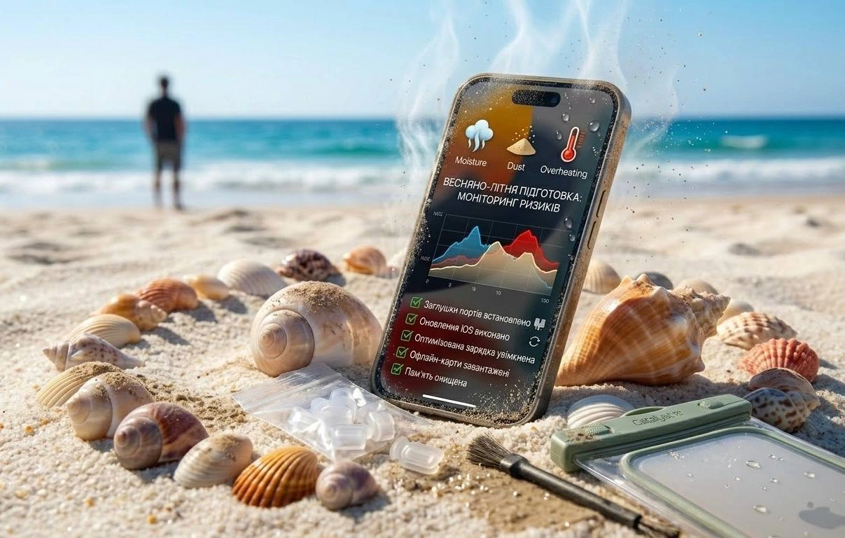 Волога, пил та перегрів: як підготувати свій iPhone до весняно-літнього сезону