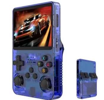 Купити Портативна ігрова приставка OEM R36S ArkOS 128GB (Blue) Blue.