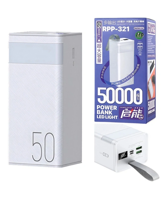 Power Bank REMAX Chinen Series 22W Fast Charging 189420mAh White (Новый)