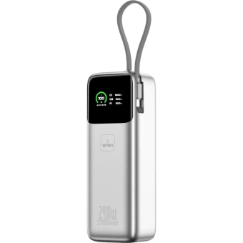 Купити Power Bank WiWU Mega 27000mAh 240W PM201 (Silver) Срібний