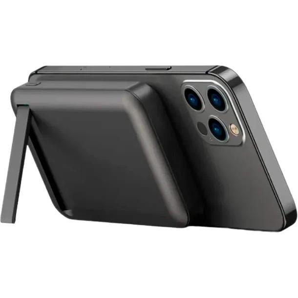Магнітний повербанк WiWU Snap Cube Magnetic Wireless Power Bank 10000mAh Black (SC10000WHT)
