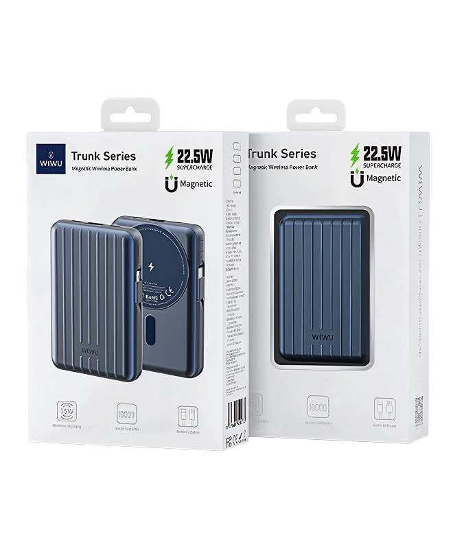 Power Bank WiWU Trunk Series 10000mAh, 22,5w (PP03) Blue