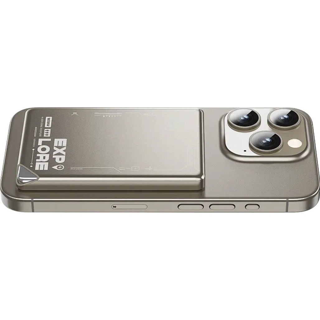 Power Bank WiWU Magnetic Ultra-Thin 5000mAh 15W Wi-P019 (Titanium)