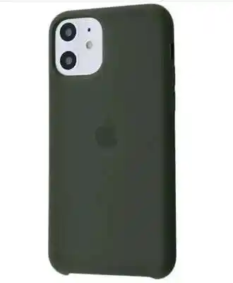 Чехол для iPhone 11 (Темно-зеленый) | Silicone Case iPhone 11 (Dark Green) на iCoola.ua