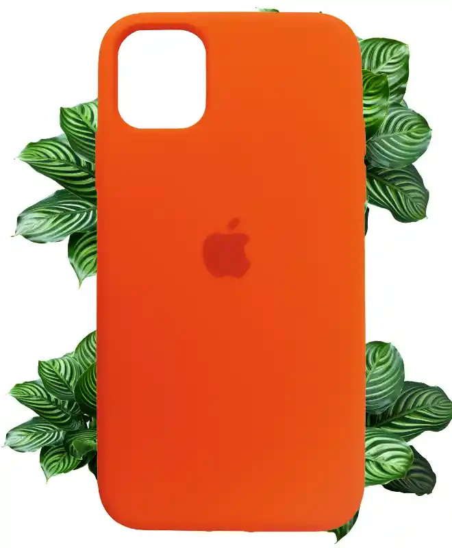 Чехол на iPhone 11 (Оранжевый) Silicone Case iPhone 11 (Kumquat) на iCoola.ua